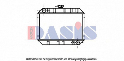 AKS DASIS 090010n -  Радиатор, охлаждение двигателя